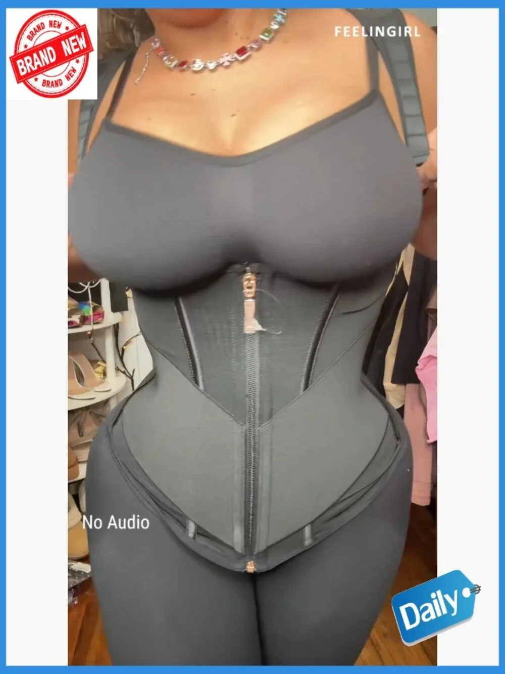 Waist Trainer Vest for Women Tummy Control Corset Body Shaper Back Support